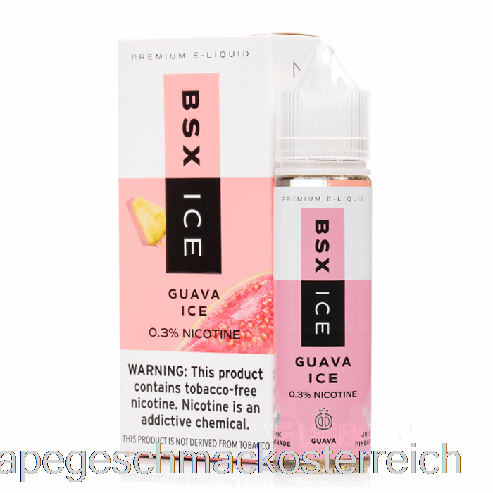 Guave-Eis – BSX-Eis – 60 Ml, 3 Mg Vape-Geschmack